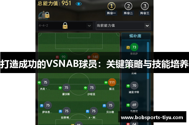 打造成功的VSNAB球员：关键策略与技能培养